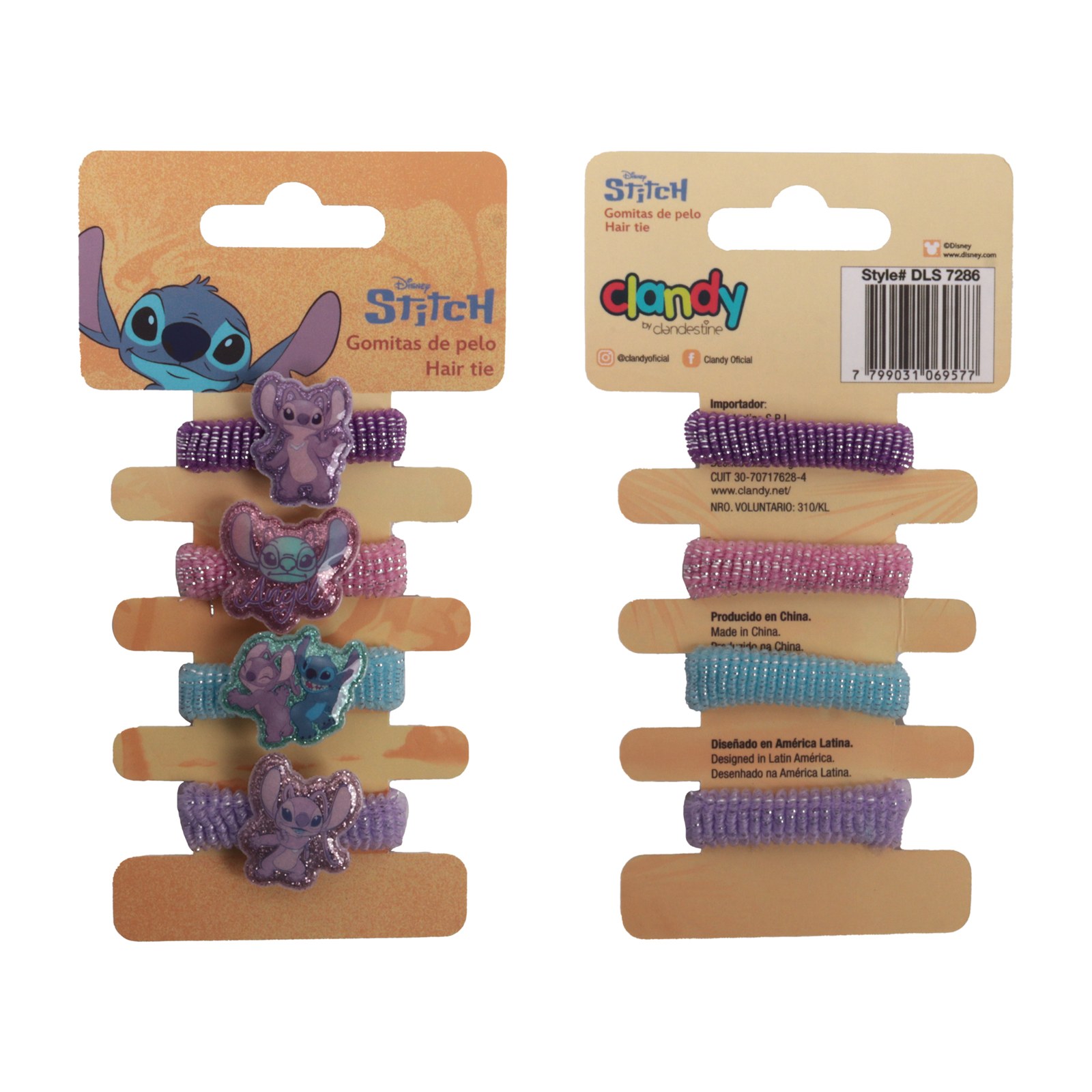Gomitas de pelo Stitch