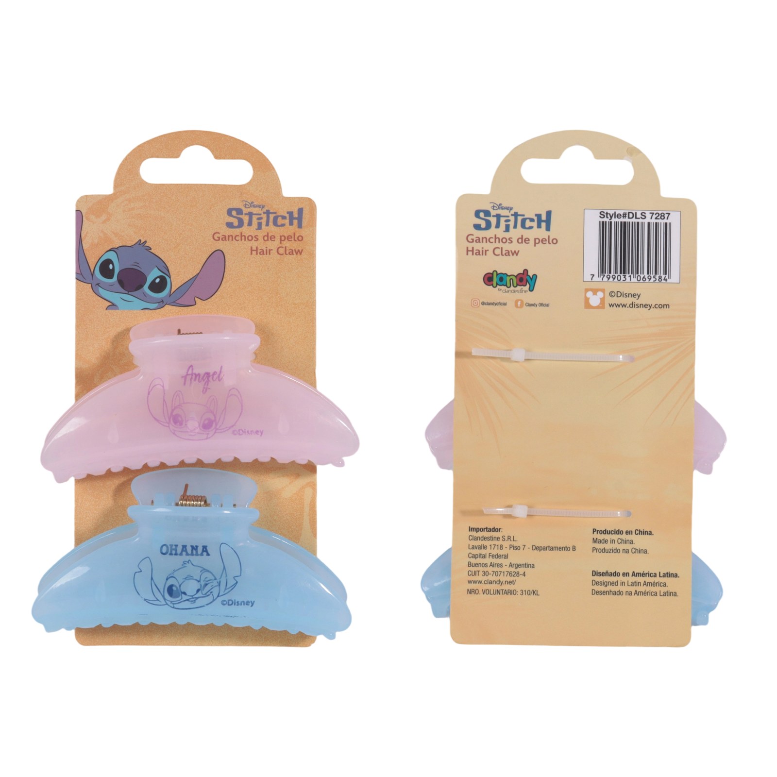 Ganchos de pelo Stitch